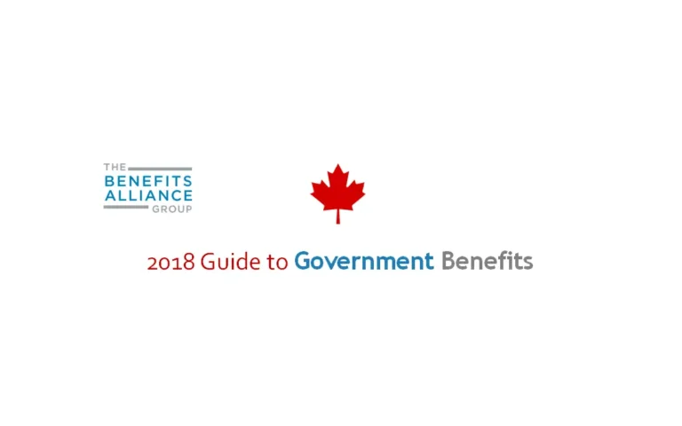 2018 Summary of Government Benefits - Benefits Alliance