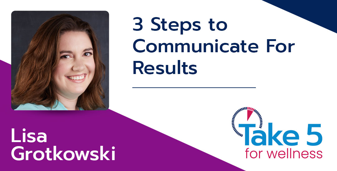3 Steps to Communicate for Results
