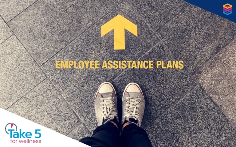 Refresh awareness of EAPs for mental health | Yellow arrow painted on the sidewalk pointing towards Employee Assistance Plans - Benefits Alliance