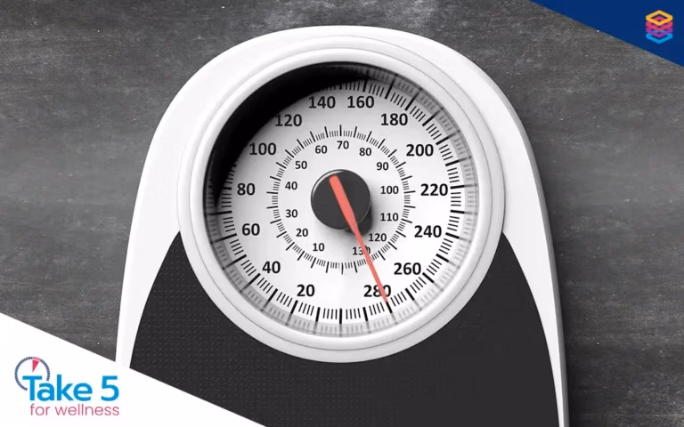 Weighing the cost: How to support employees living with obesity | Weight scale showing a weight of 280 pounds - Benefits Alliance