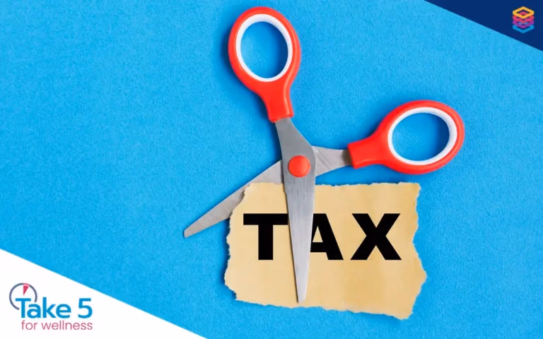 (Tax) credit where it’s due | Pair of scissors cutting a piece of paper with the word tax on it - Benefits Alliance